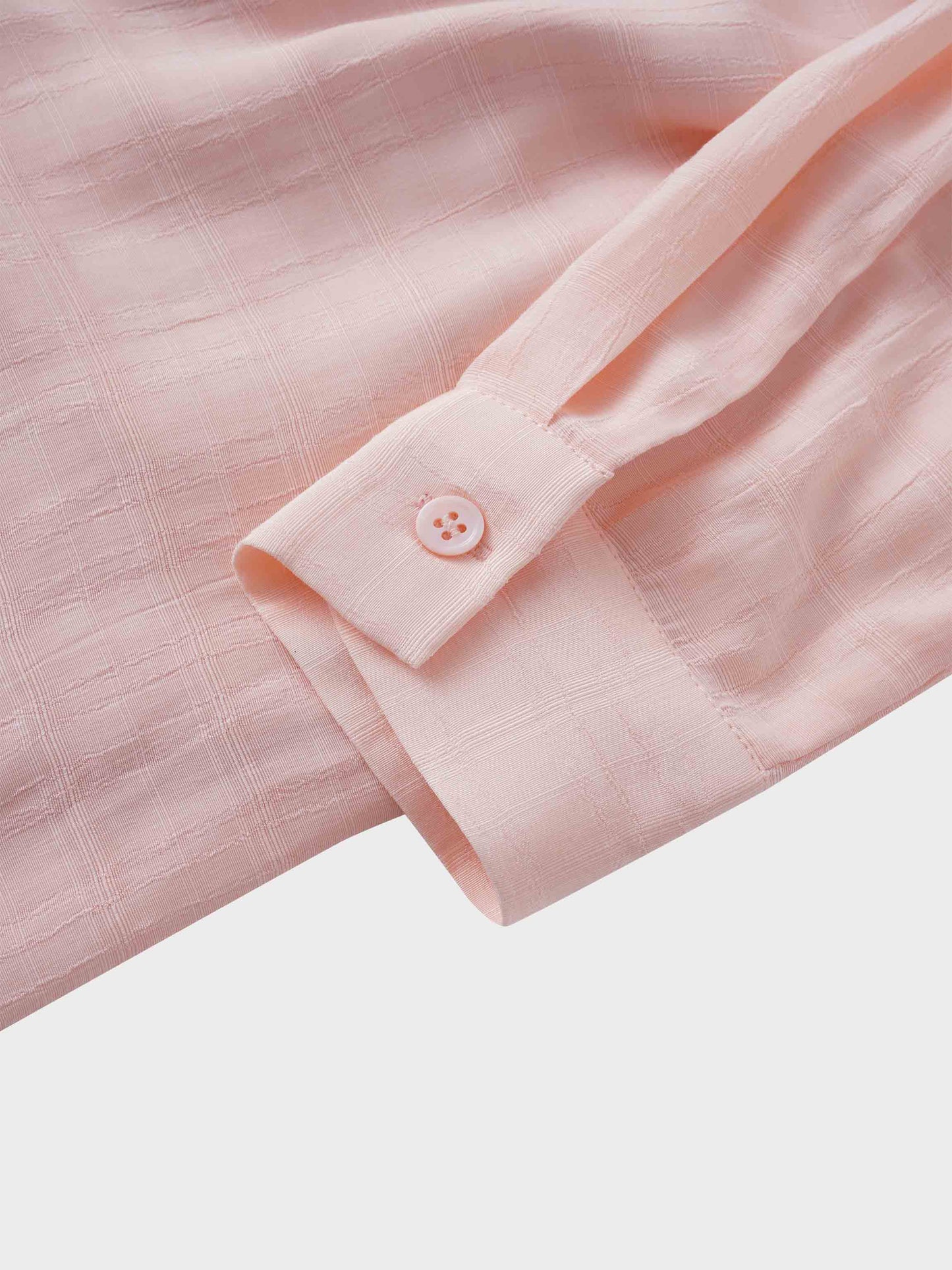 Collared A-Line Shirtdress-Pink Plaid-4