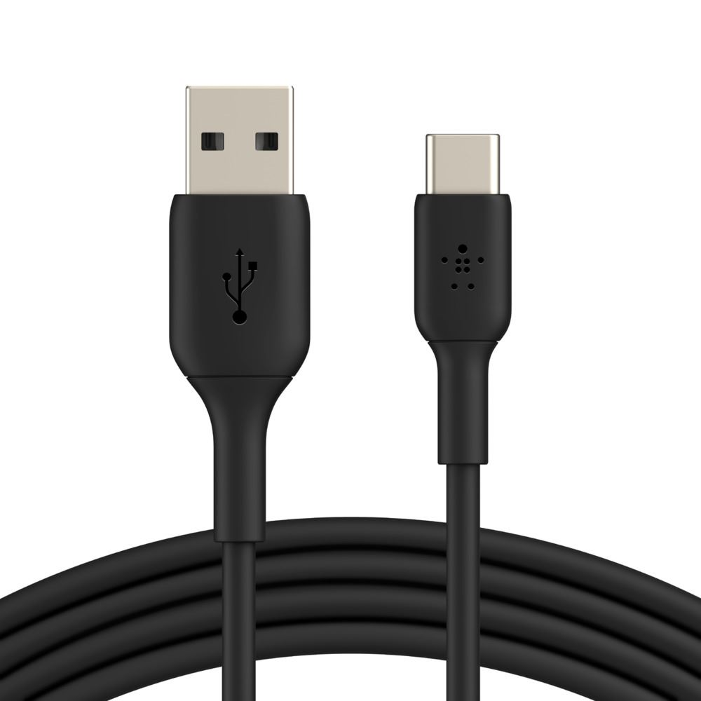 Belkin CAB001BT2MBK cabluri USB 2 m USB A USB C Negru (CAB001bt2MBK)-0
