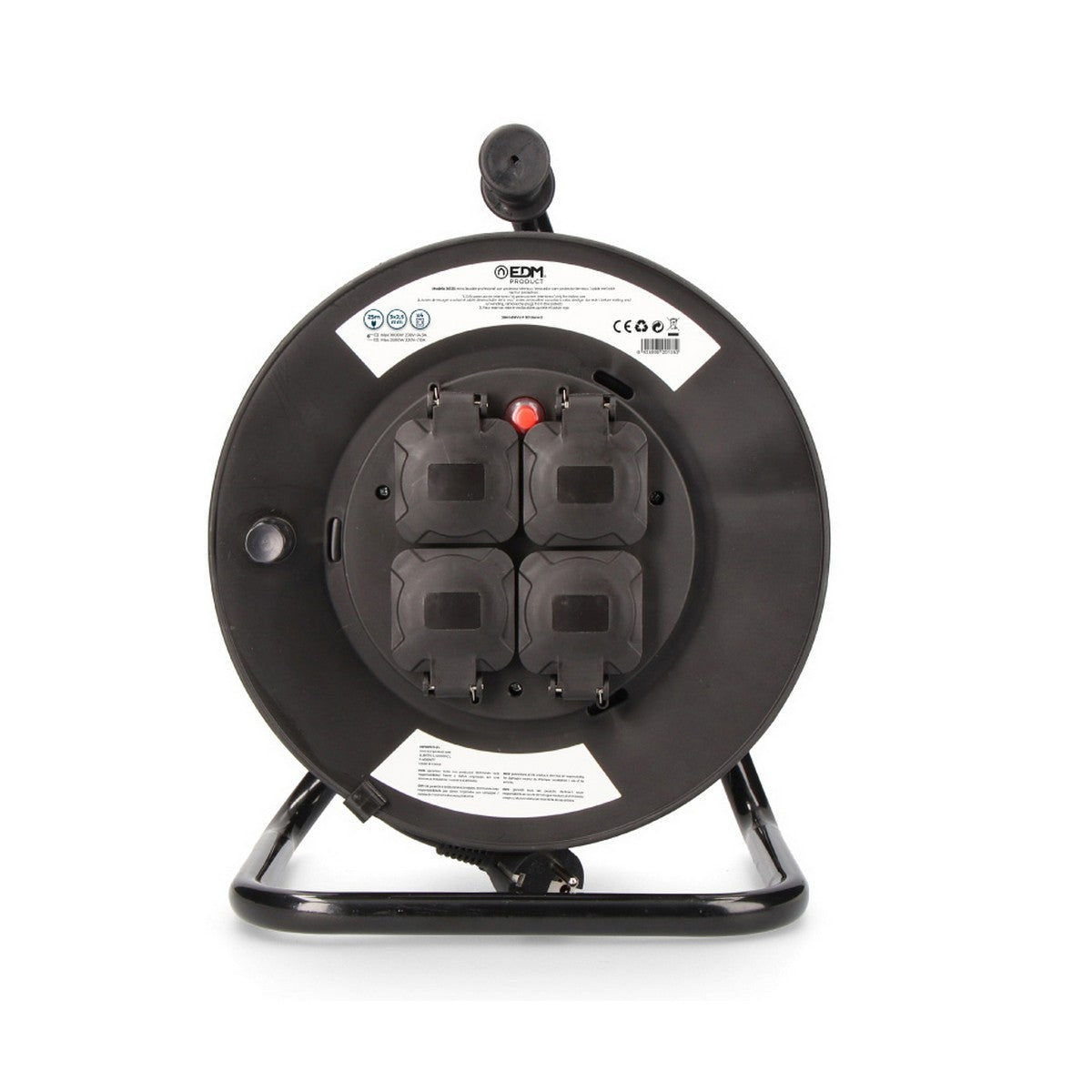 Extension Lead EDM 20135 Black-4