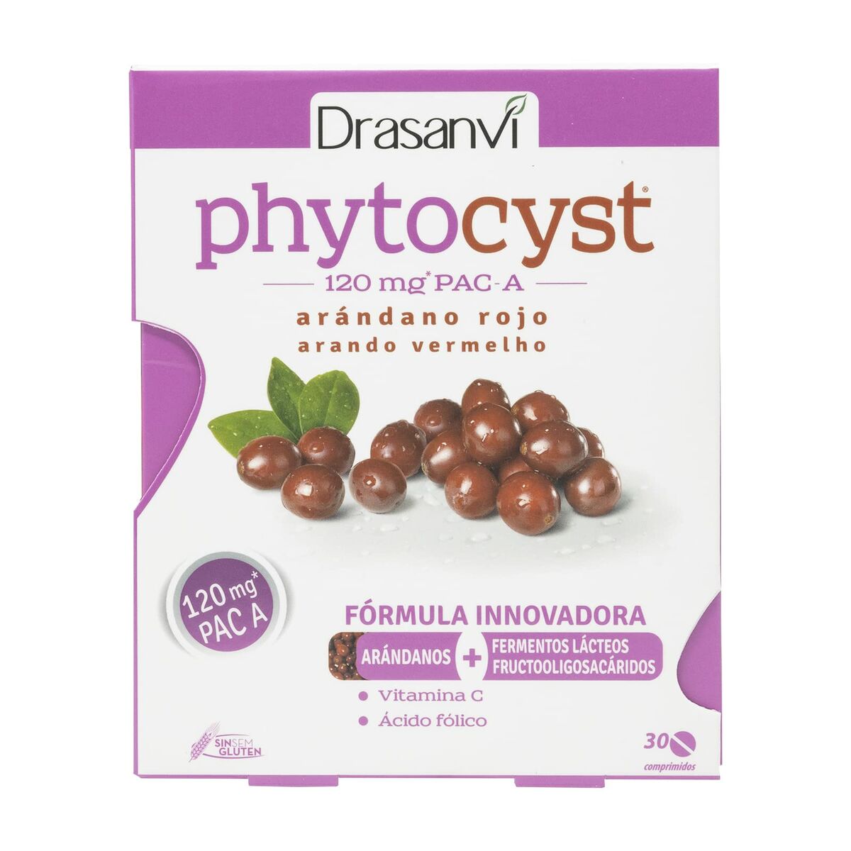Food Supplement Drasanvi Phytocyst Cranberry 30 Units-2
