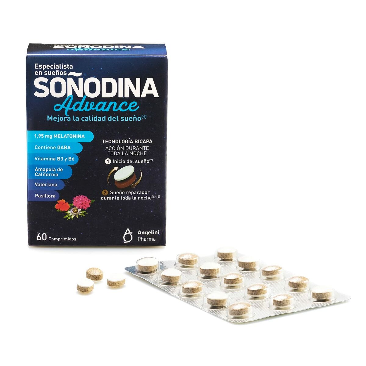 Insomnia supplement Natura Essenziale Advanced Tablets 60 Units-1