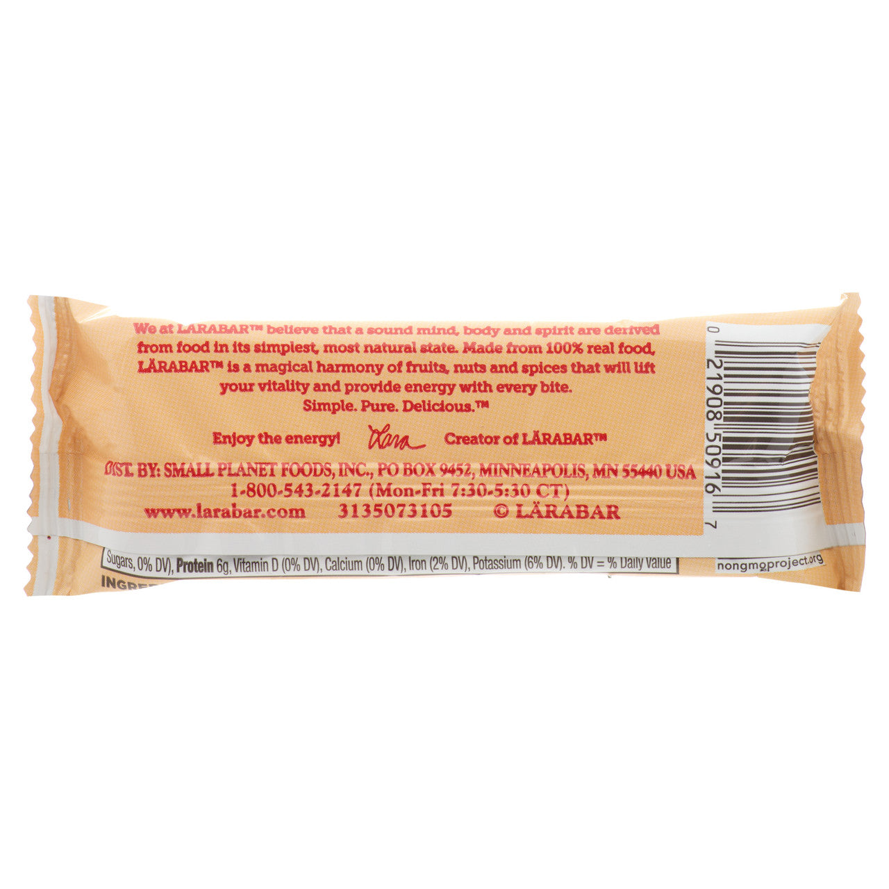 Larabar Peanut Butter Cookie Nutritional Bar (16x1.7 Oz)-9