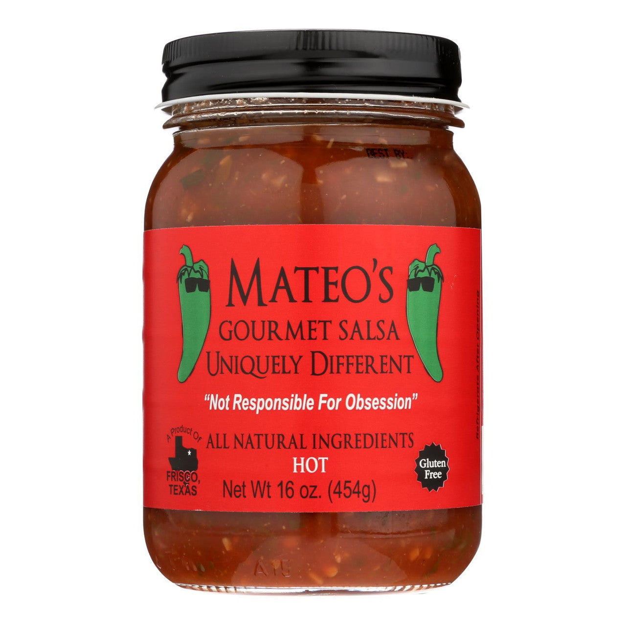 MATEO GRMT SALSA HOT ( 6 X 16 OZ )-0