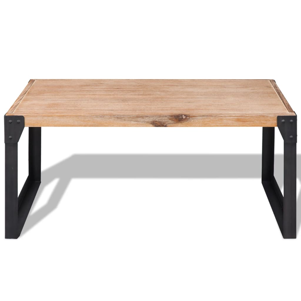 vidaXL Coffee Table Solid Acacia Wood 39.4"x23.6"x17.7"-4