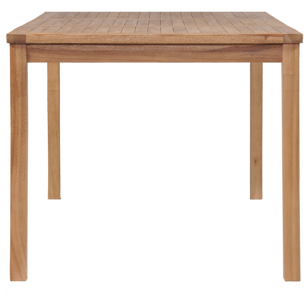vidaXL Outdoor Dining Table Patio Table Garden Porch Furniture Solid Teak Wood-1