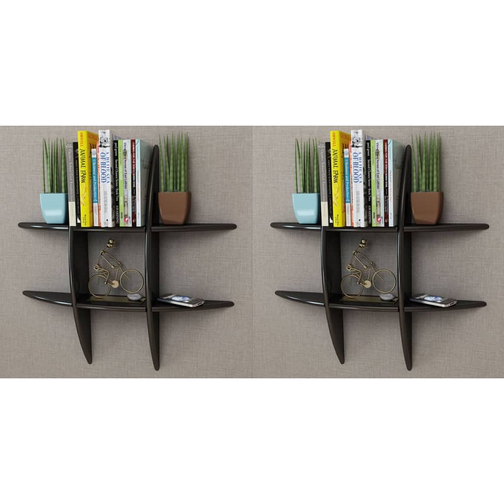 vidaXL Floating Wall Display Shelf Book/DVD Storage Wall Shelf Rack Furniture-9