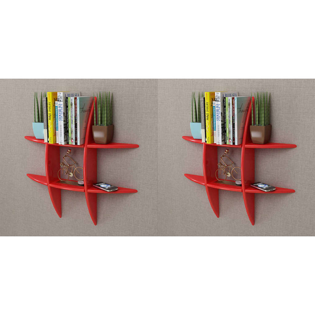 vidaXL Floating Wall Display Shelf Book/DVD Storage Wall Shelf Rack Furniture-10