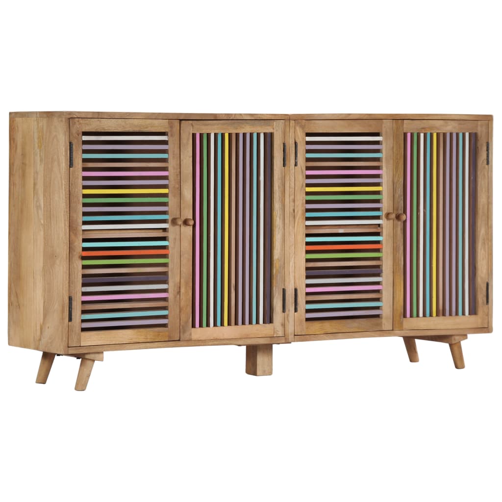 vidaXL Sideboard Storage Cabinet Buffet Sideboard Cabinet Solid Wood Mango-1