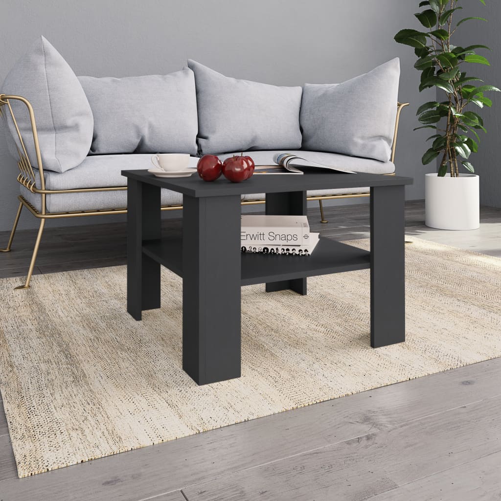 vidaXL Coffee Table Accent End Side Sofa Table for Living Room Engineered Wood-7