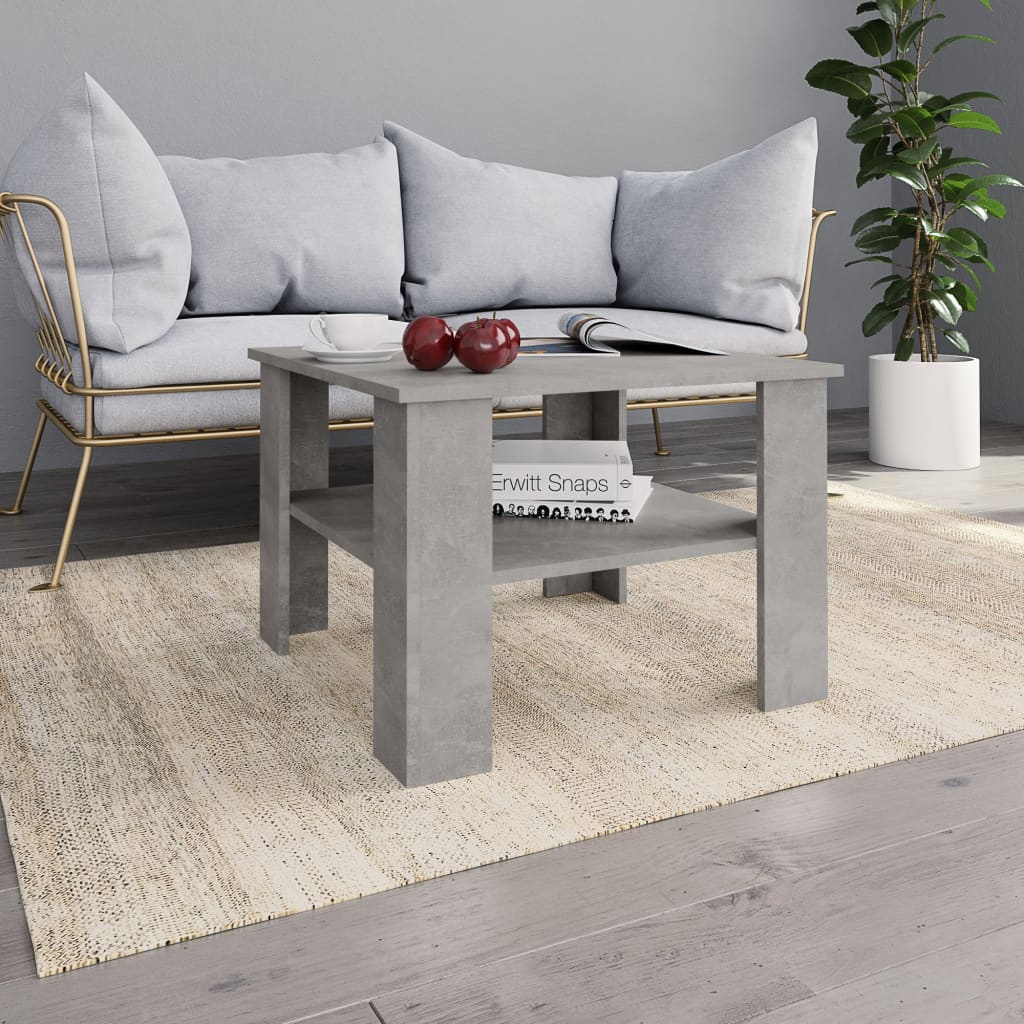 vidaXL Coffee Table Accent End Side Sofa Table for Living Room Engineered Wood-6