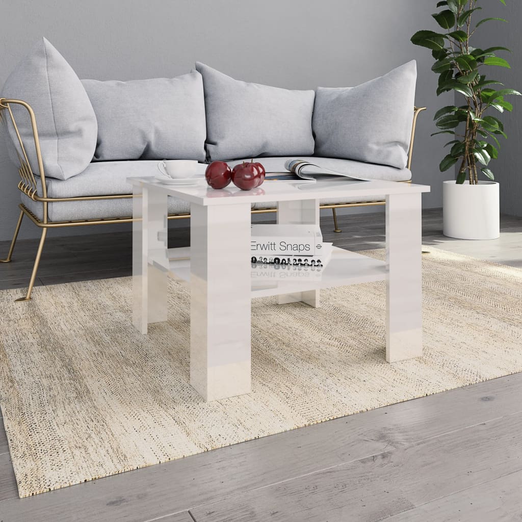 vidaXL Coffee Table Accent End Side Sofa Table for Living Room Engineered Wood-10