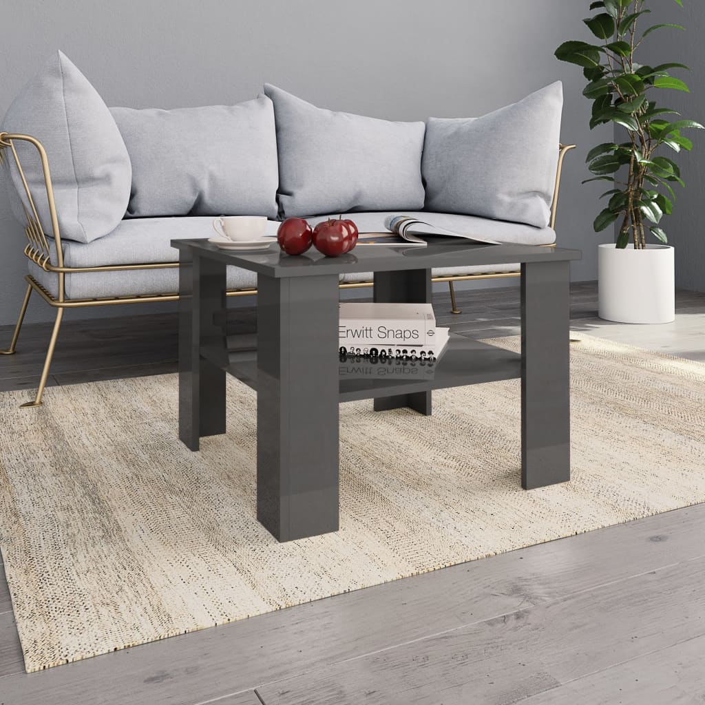 vidaXL Coffee Table Accent End Side Sofa Table for Living Room Engineered Wood-9