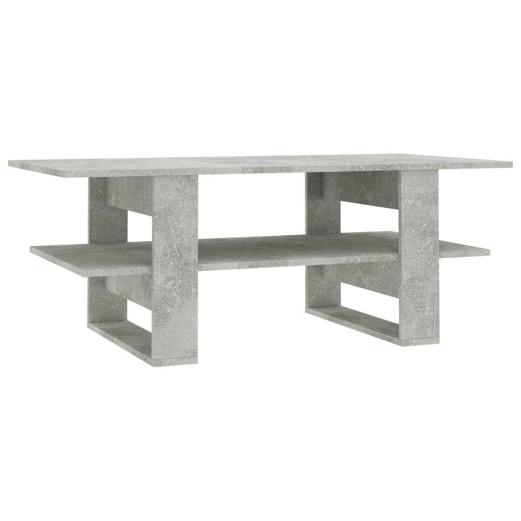 vidaXL Coffee Table Accent End Side Sofa Table with Storage Engineered Wood-4