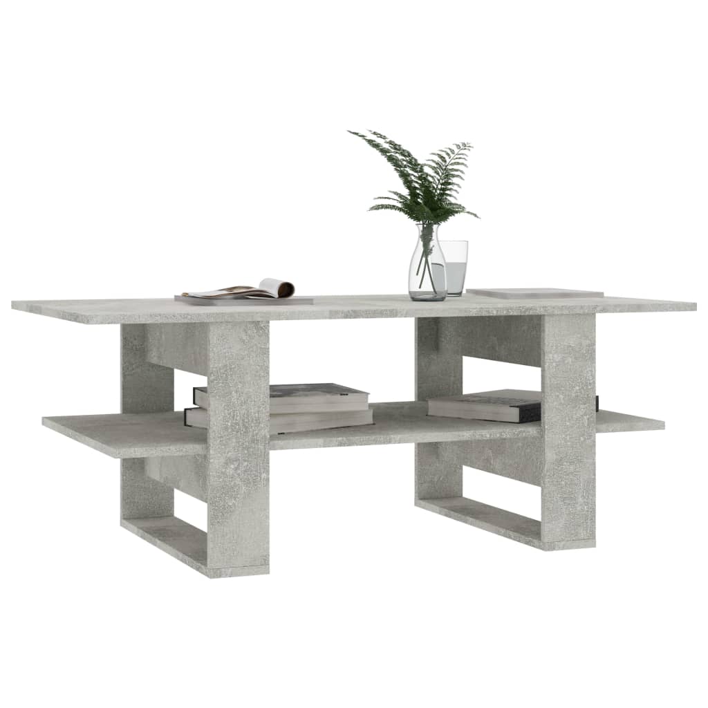 vidaXL Coffee Table Accent End Side Sofa Table with Storage Engineered Wood-2