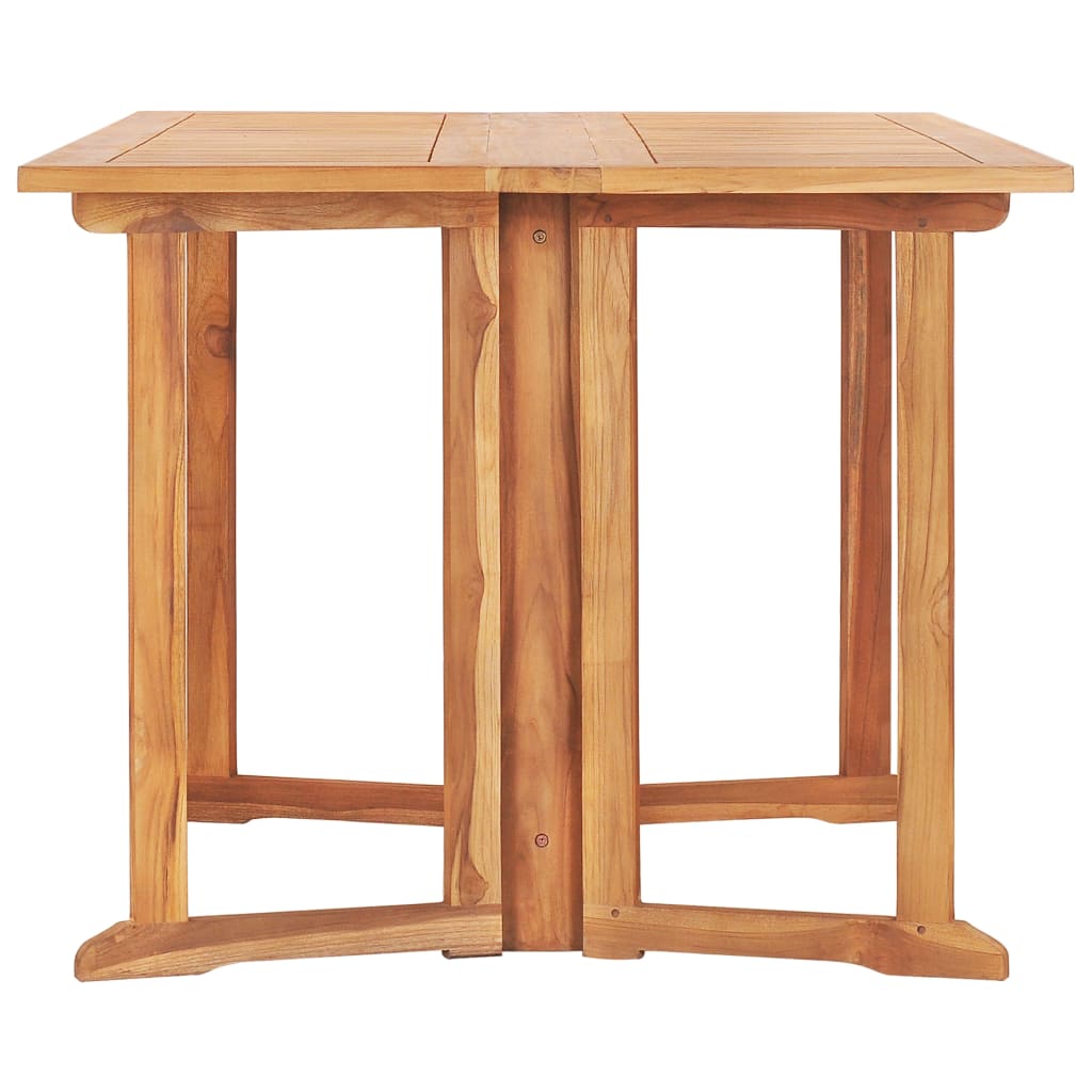 vidaXL Folding Butterfly Patio Table 59.1"x35.4"x29.5" Solid Teak Wood-4