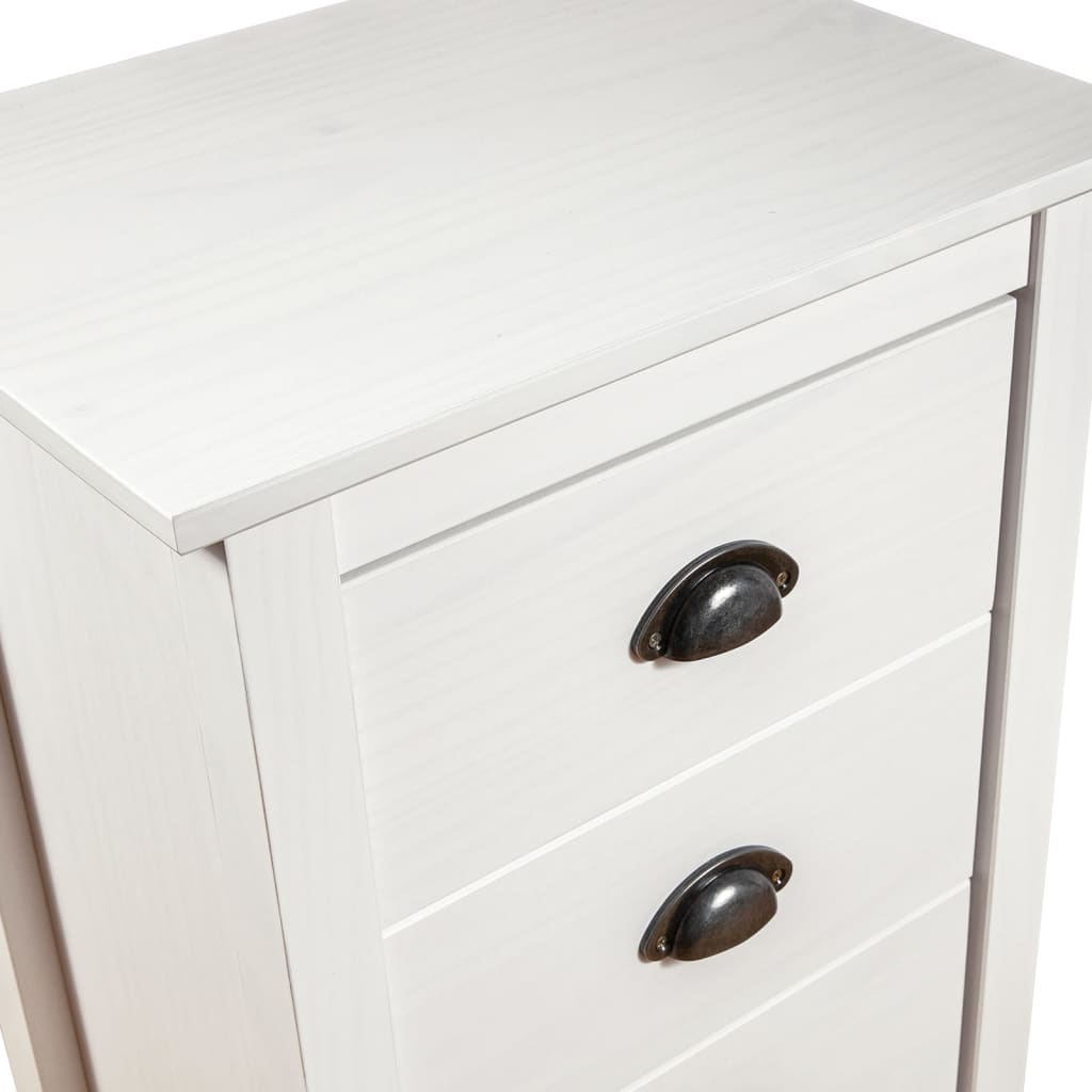 vidaXL Sideboard Storage Side Cabinet Furniture Living Room Solid Wood Pine-2