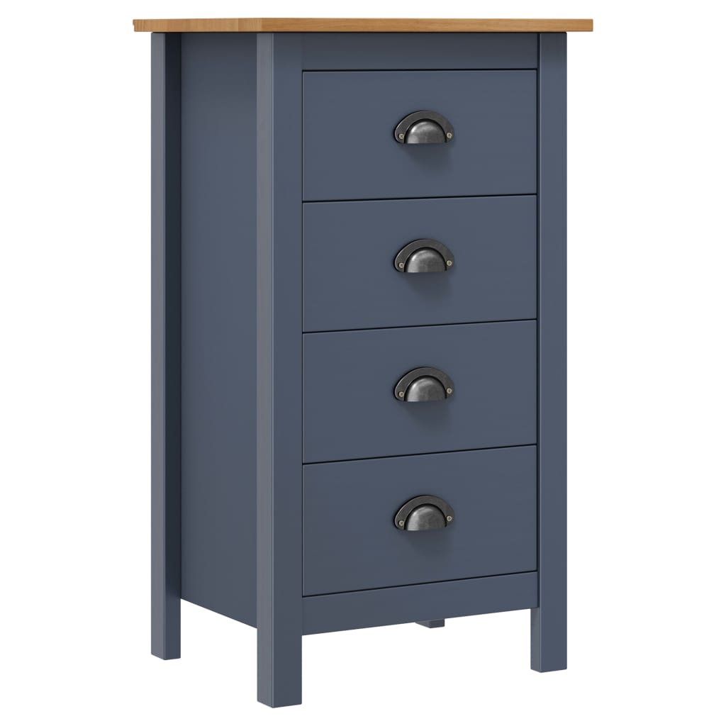 vidaXL Sideboard Storage Side Cabinet Furniture Living Room Solid Wood Pine-1