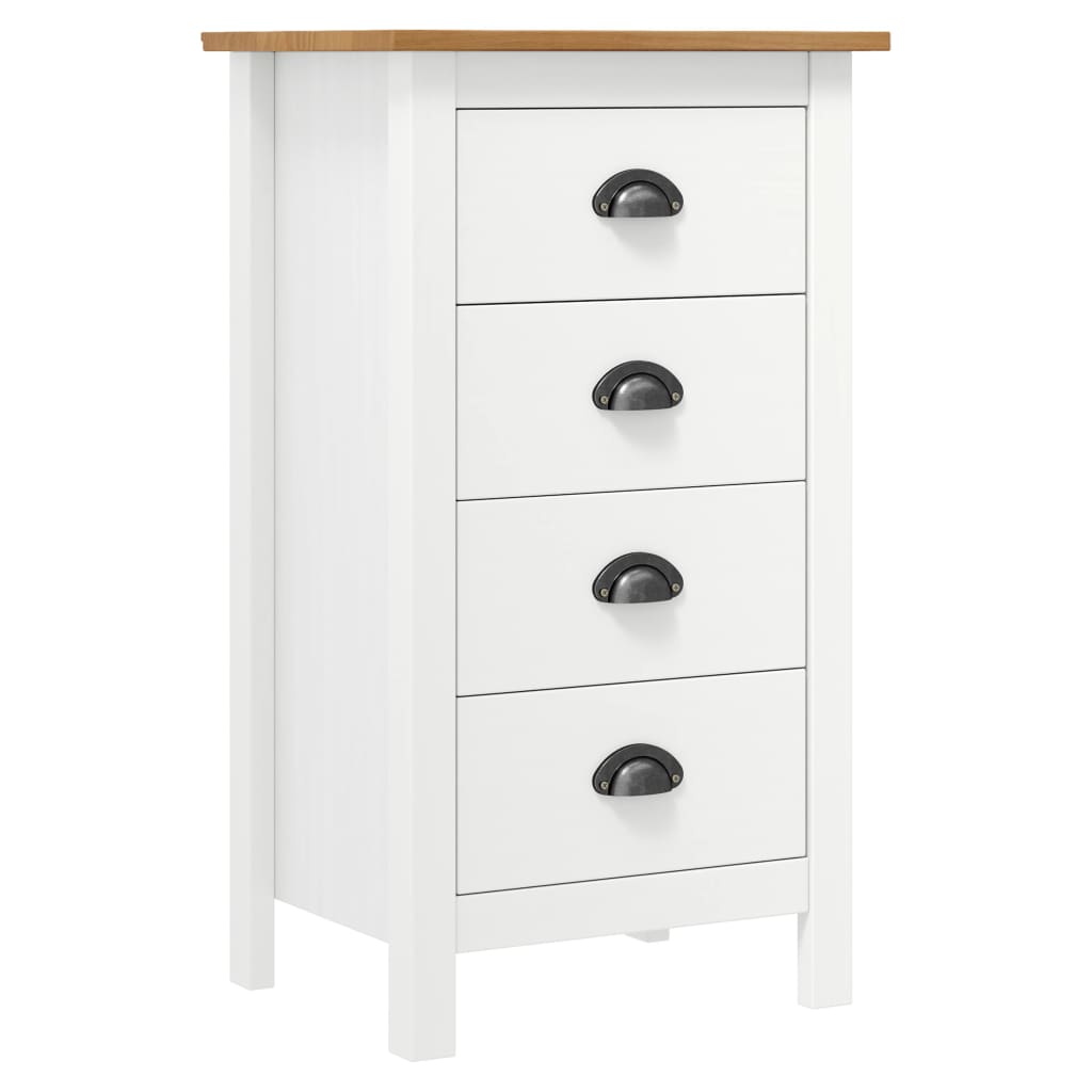vidaXL Sideboard Storage Side Cabinet Furniture Living Room Solid Wood Pine-4