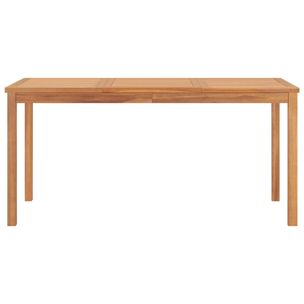 vidaXL Outdoor Dining Table Patio Table Garden Porch Furniture Solid Teak Wood-3