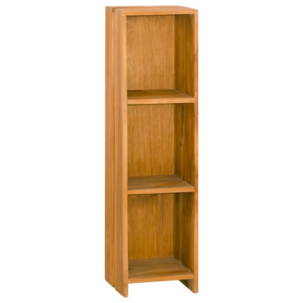 vidaXL Bookshelf 11.8"x11.8"x43.3" Solid Wood Teak-0