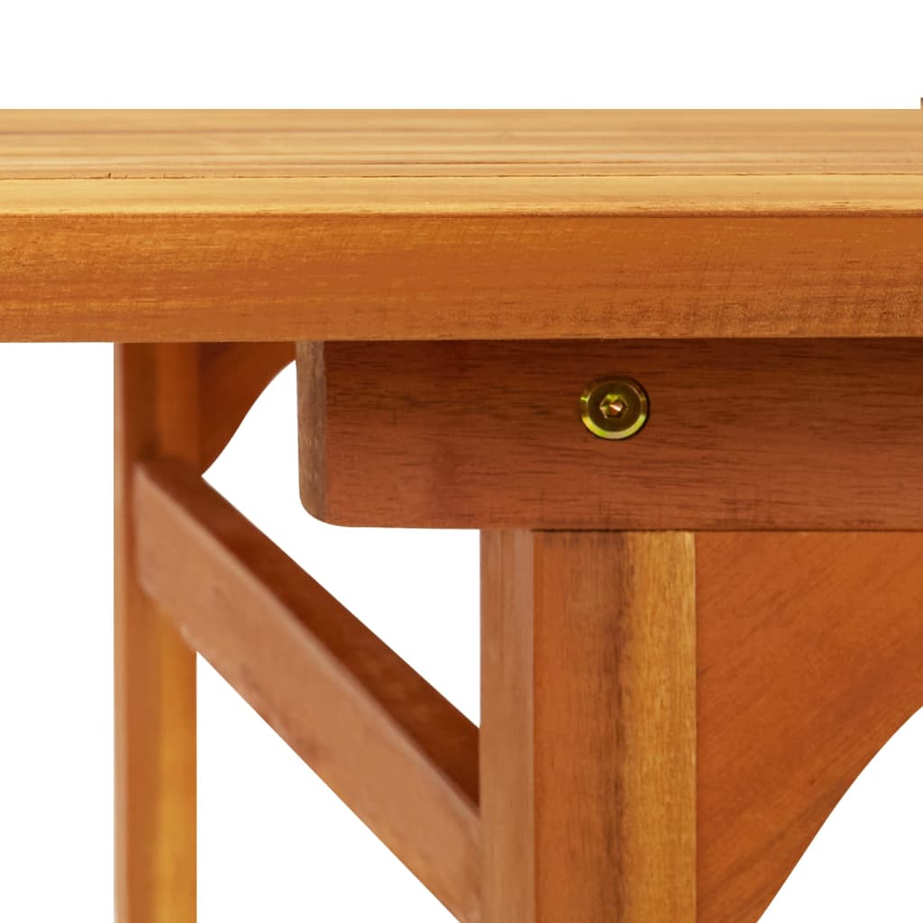 vidaXL Outdoor Dining Table Patio Table Garden Furniture Solid Wood Acacia-2