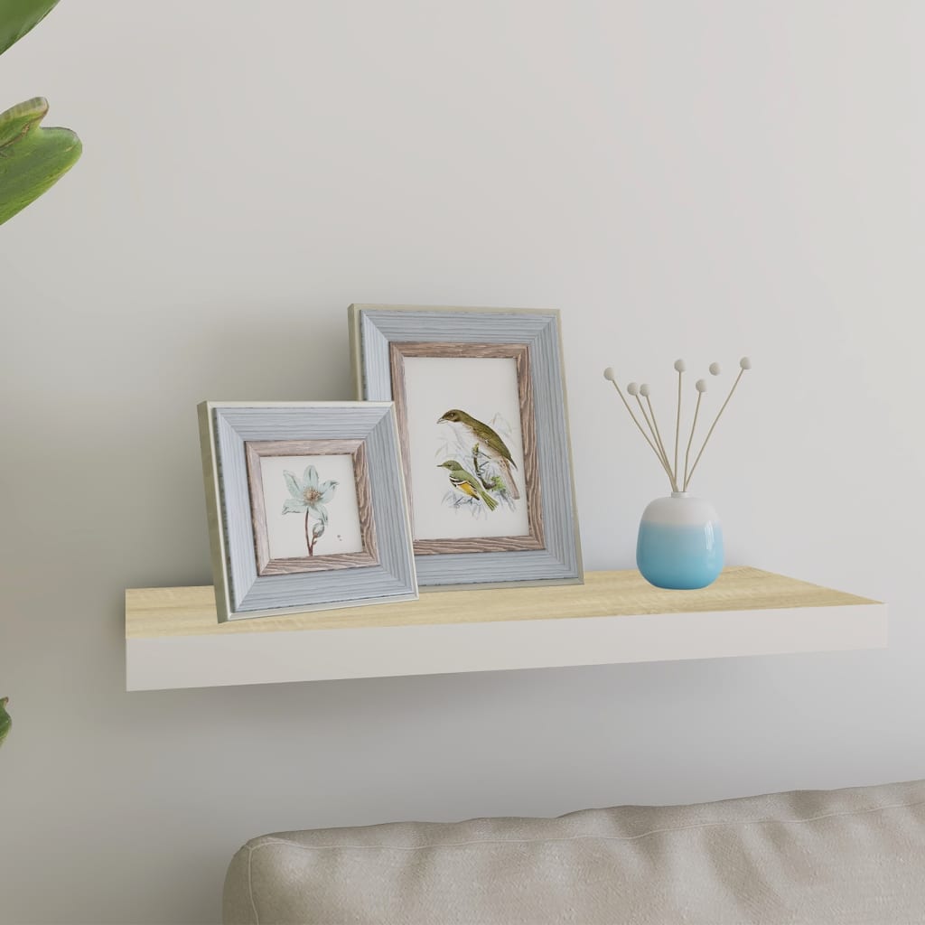 vidaXL Wall Shelf Floating Shelf Wall Mounted Display Shelf for Photo Frame-18