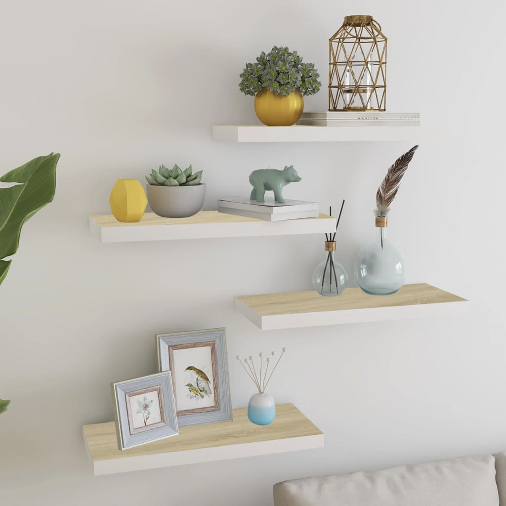 vidaXL Wall Shelf Floating Shelf Wall Mounted Display Shelf for Photo Frame-19