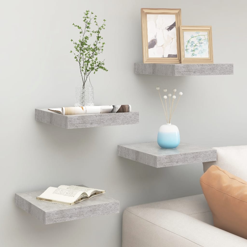 vidaXL Wall Shelf Floating Shelf Wall Mounted Display Shelf for Photo Frame-11