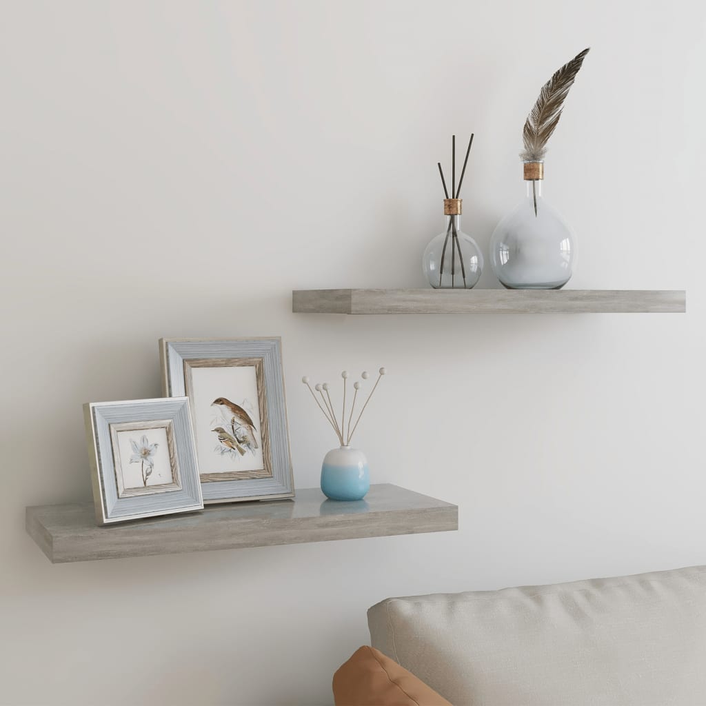vidaXL Wall Shelf Floating Shelf Wall Mounted Display Shelf for Photo Frame-9