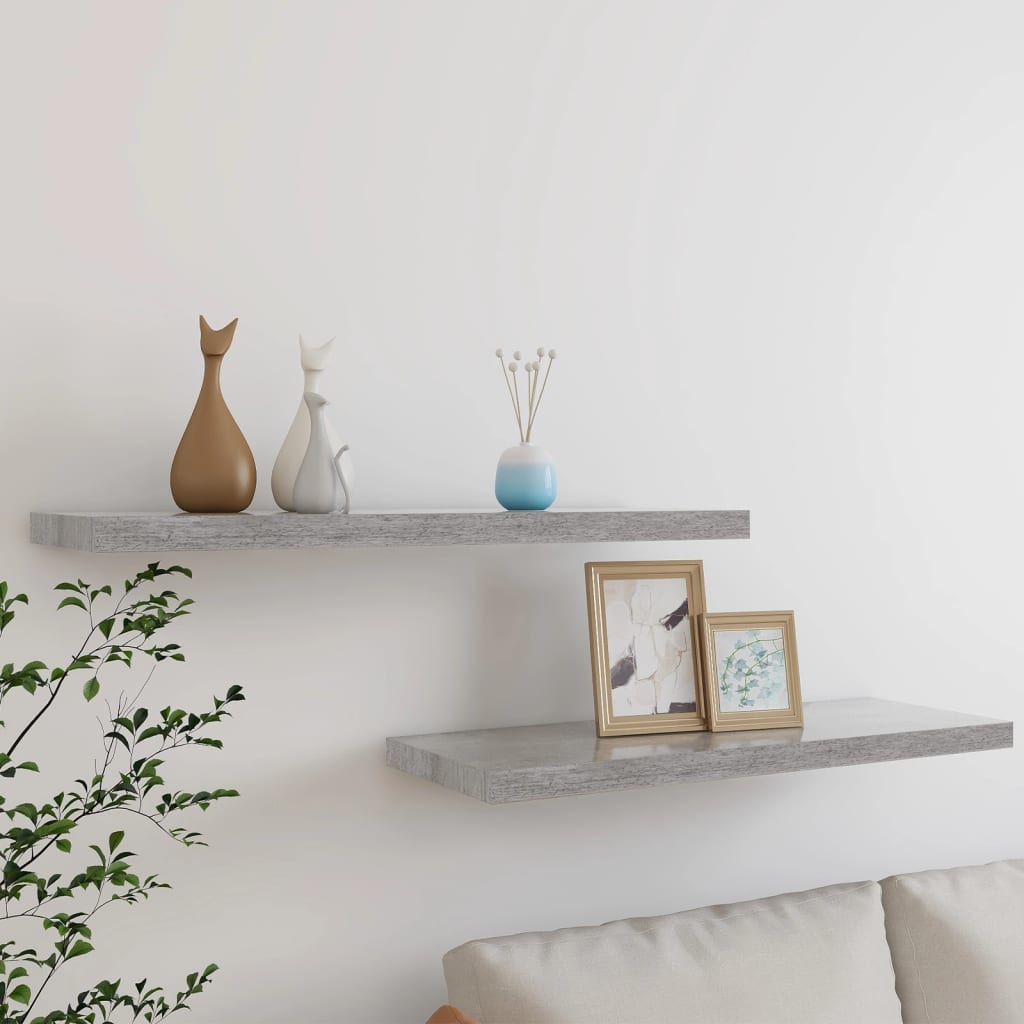 vidaXL Wall Shelf Floating Shelf Wall Mounted Display Shelf for Photo Frame-14