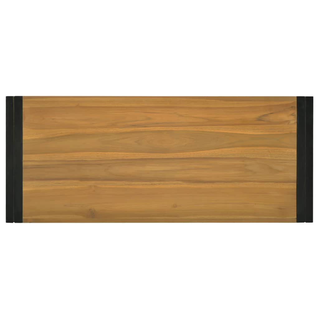 vidaXL Wall Cabinet Wall Mounted Bathroom Storage Cabinet Solid Wood Teak-0