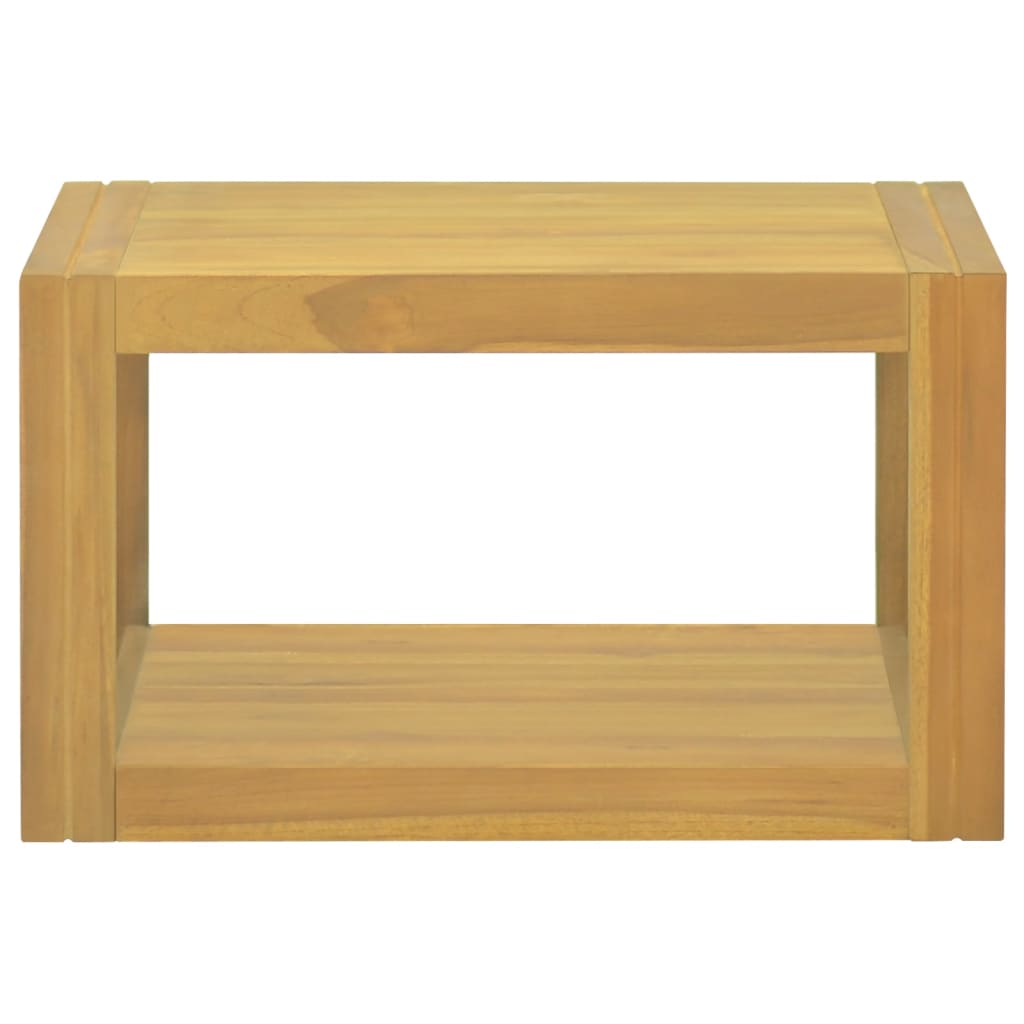 vidaXL Wall Cabinet Wall Mounted Bathroom Storage Cabinet Solid Wood Teak-4