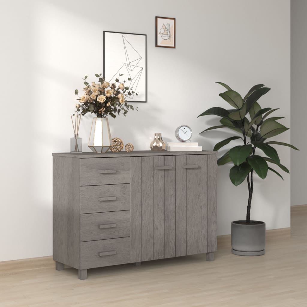vidaXL Sideboard Buffet Console Cabinet for Kitchen HAMAR Solid Wood Pine-7
