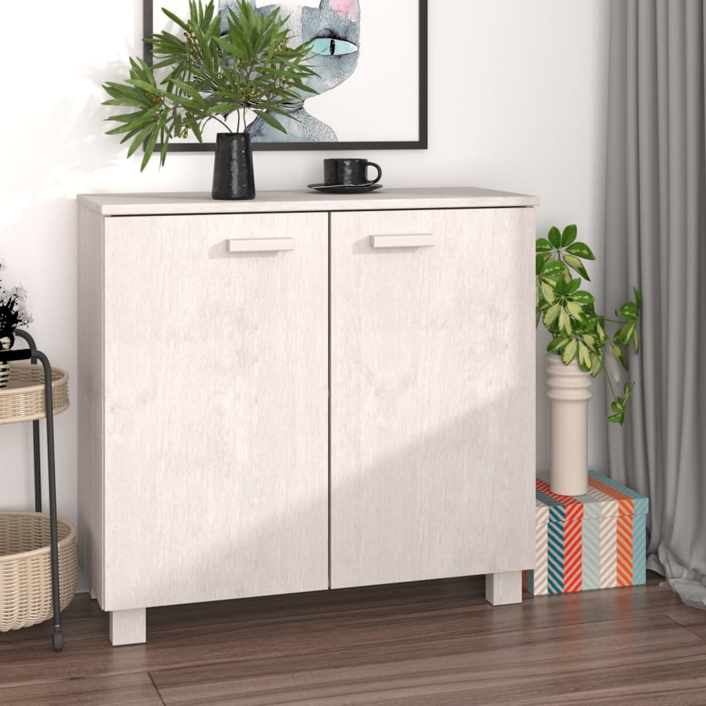 vidaXL Sideboard Buffet Cabinet for Living Room Kitchen HAMAR Solid Wood Pine-6
