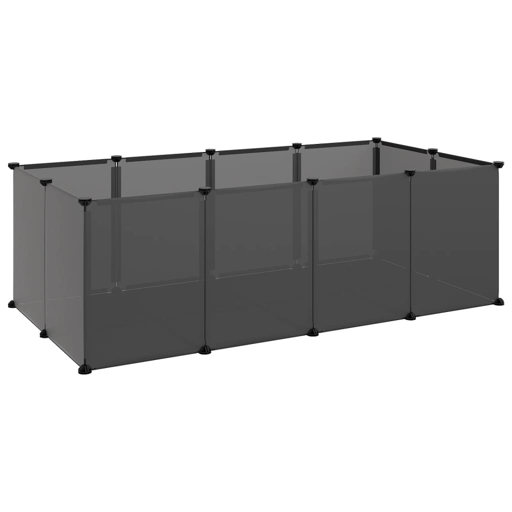 vidaXL Small Animal Cage DIY Small Animal House Rabbit Hutch PP and Steel-1
