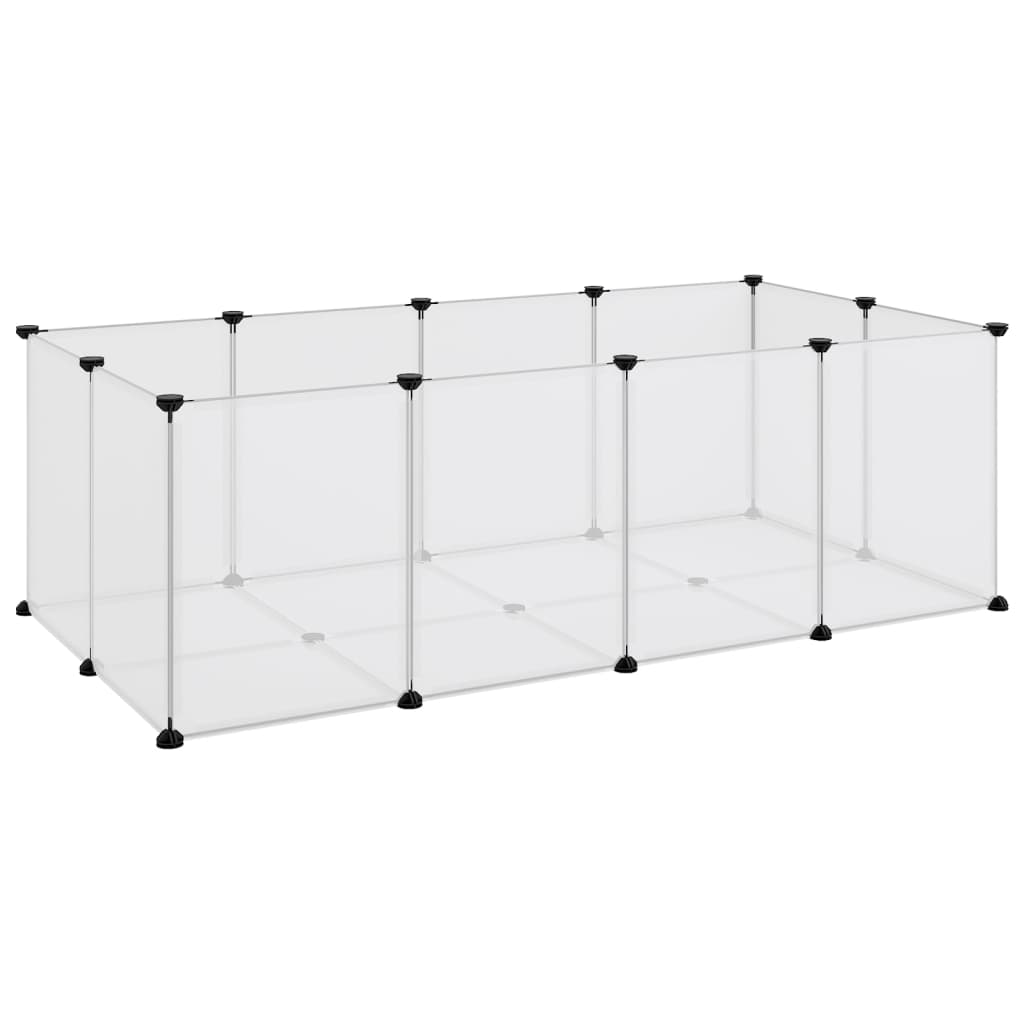 vidaXL Small Animal Cage DIY Small Animal House Rabbit Hutch PP and Steel-0