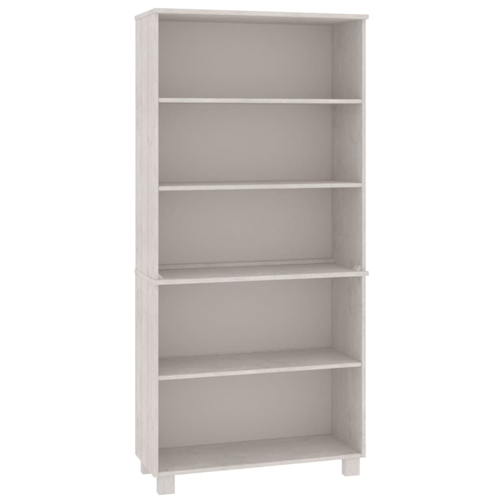 vidaXL Drawer Cabinet Bookshelf with Storage Shelves HAMAR Solid Wood Pine-2