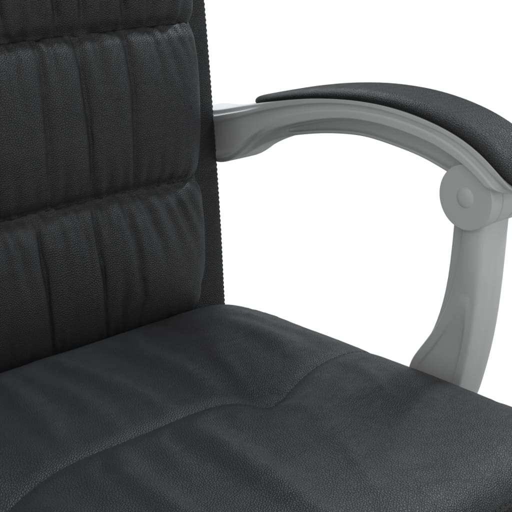 vidaXL Ergonomic Office Chair Reclining Office Executive Chair Faux Leather-0
