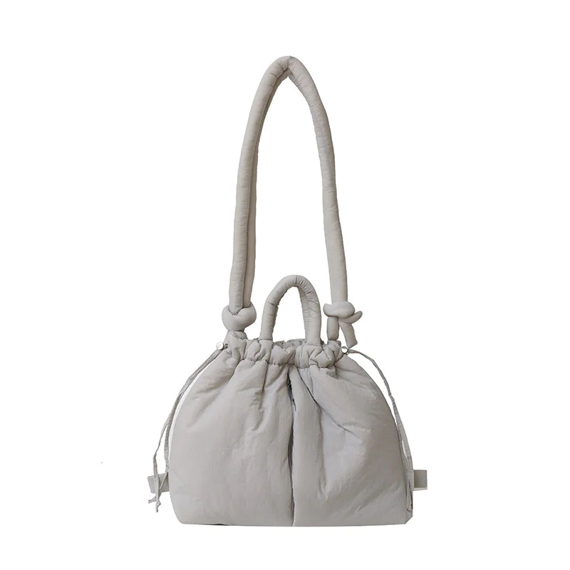 Women's Nylon Drawstring Backpack