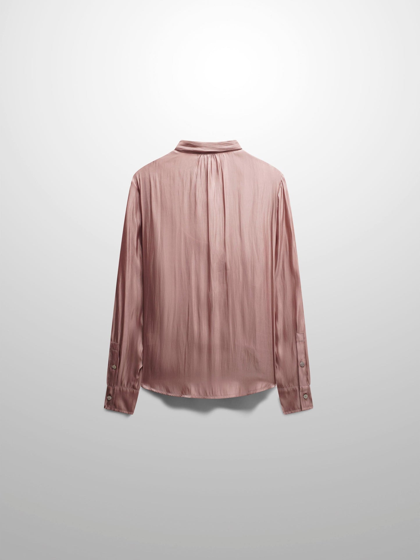 Shimmer Tie Blouse-Champagne-1
