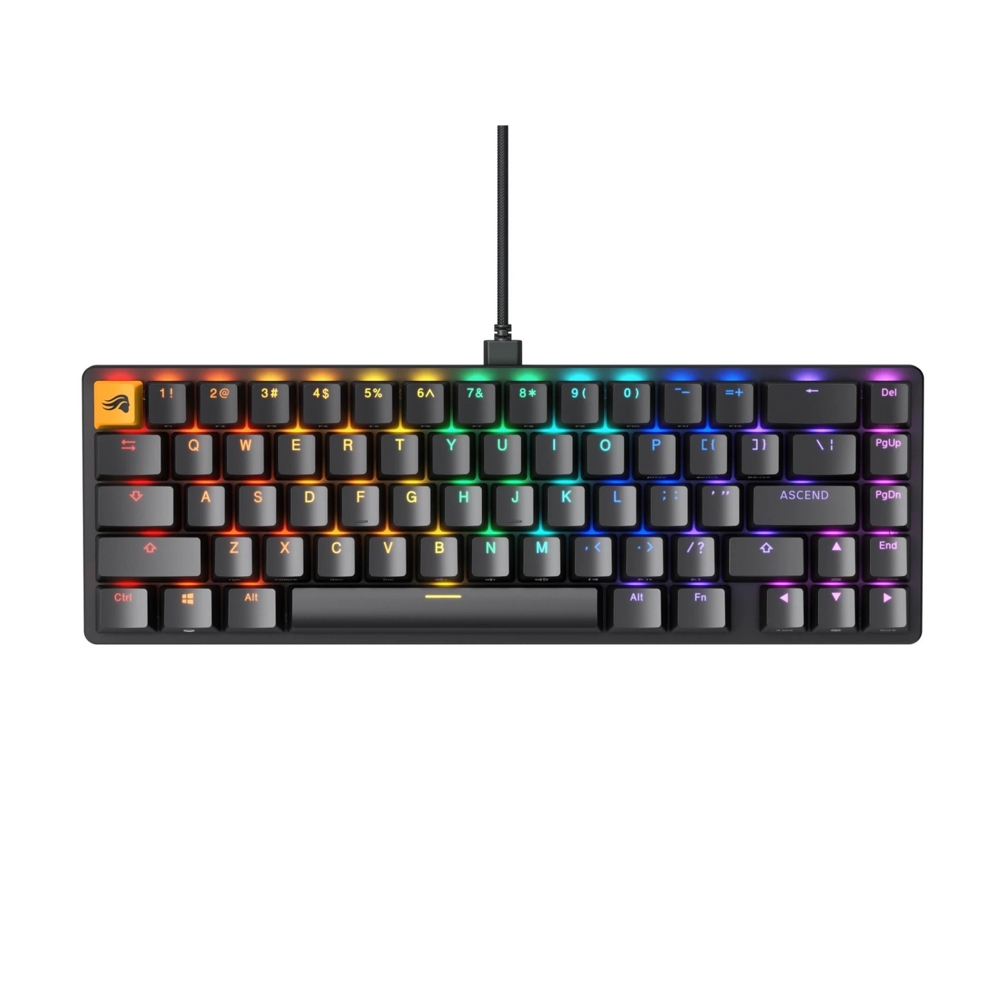 Glorious PC Gaming Race GMMK 2 механична клавиатура, компактна, черна (GLO-GMMK2-65-FOX-B)-0