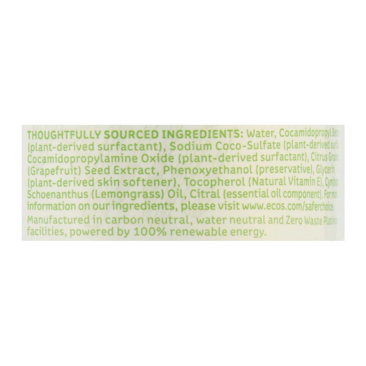 ECOS HAND SOAP LEMONGRAS ( 6 X 11.5 OZ )-1