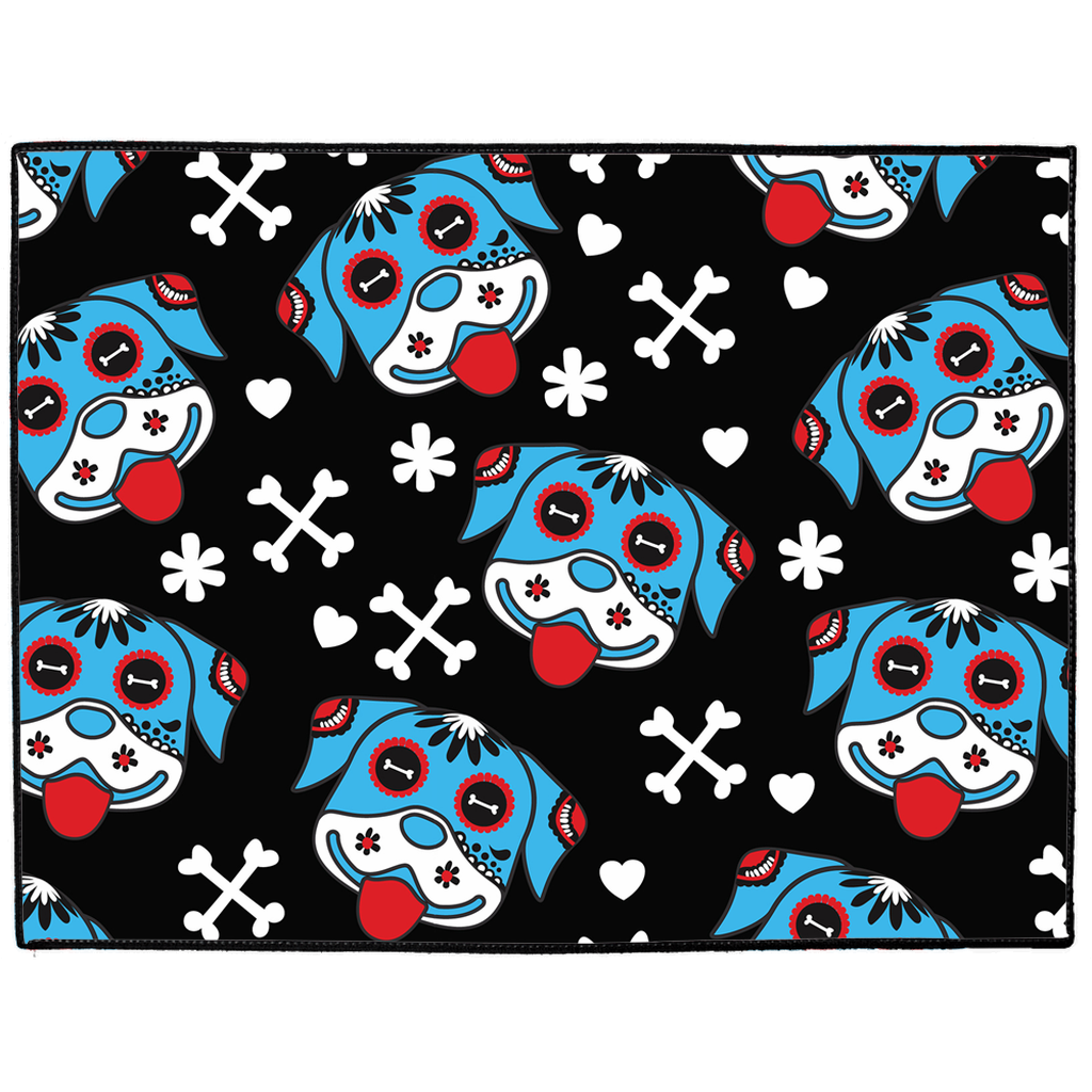 Day of the Dog Blue Dog Mat-0