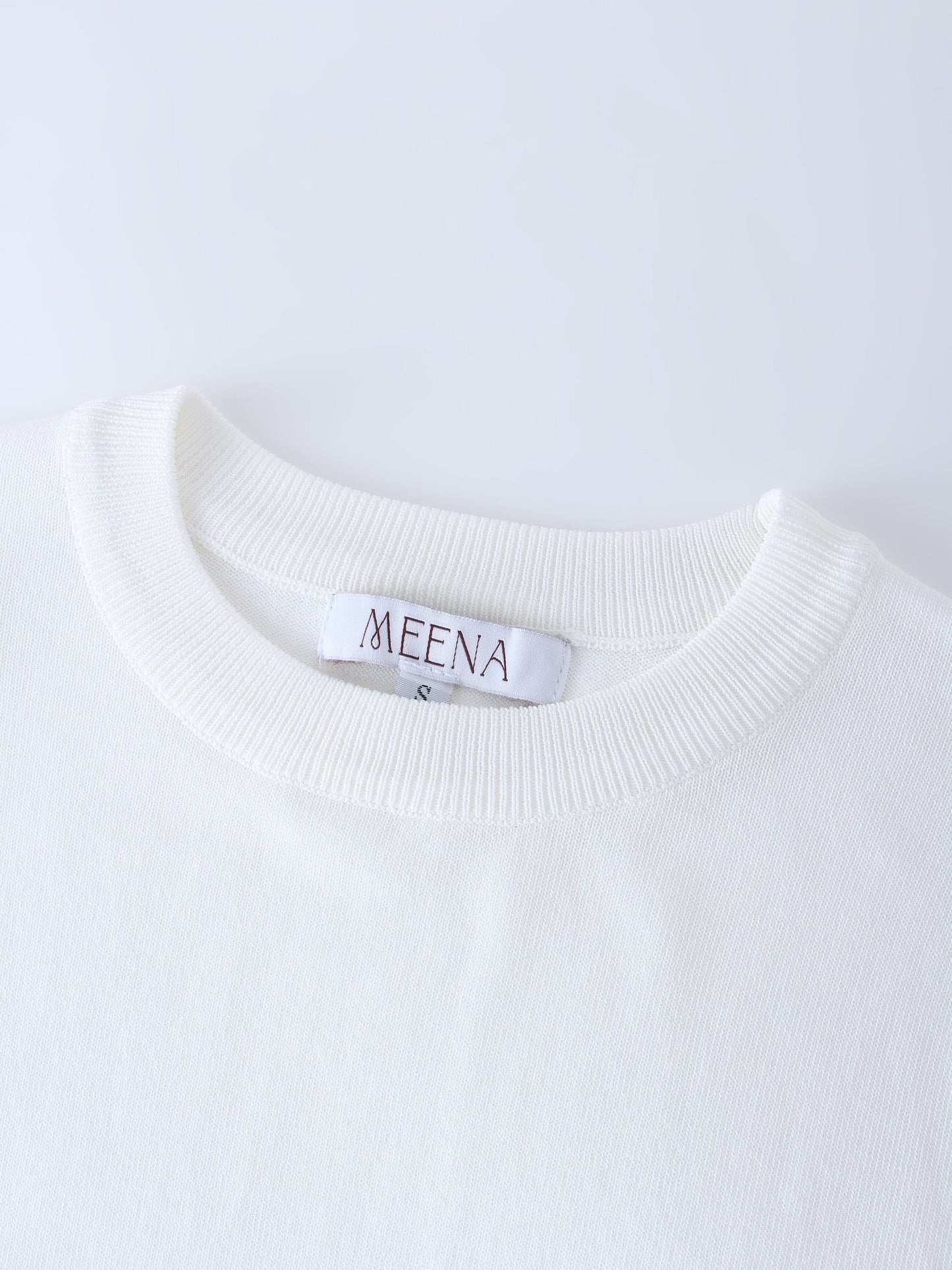 RIBBED WAISTED SWEATER-WHITE-3