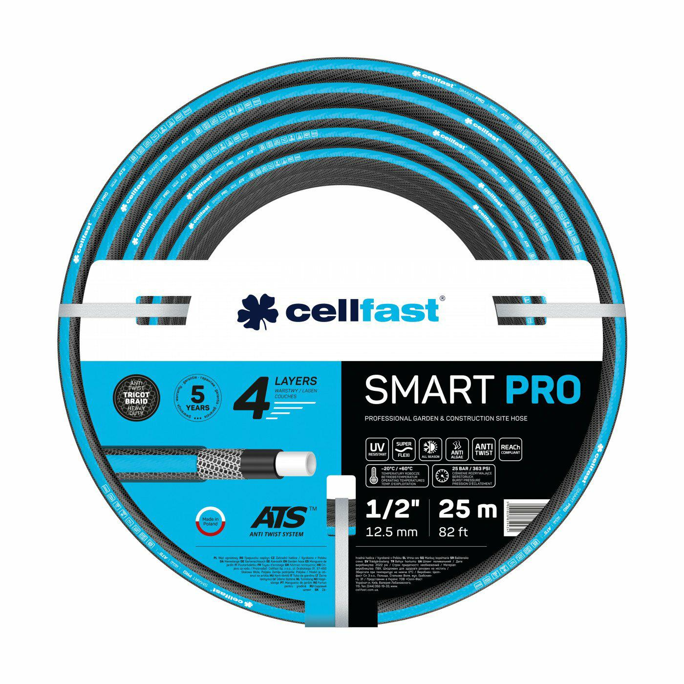 CELLFAST ZÁHRADNÁ HADICA SMART PRO ATS 4-W 3/4" 30m (13-421)-0