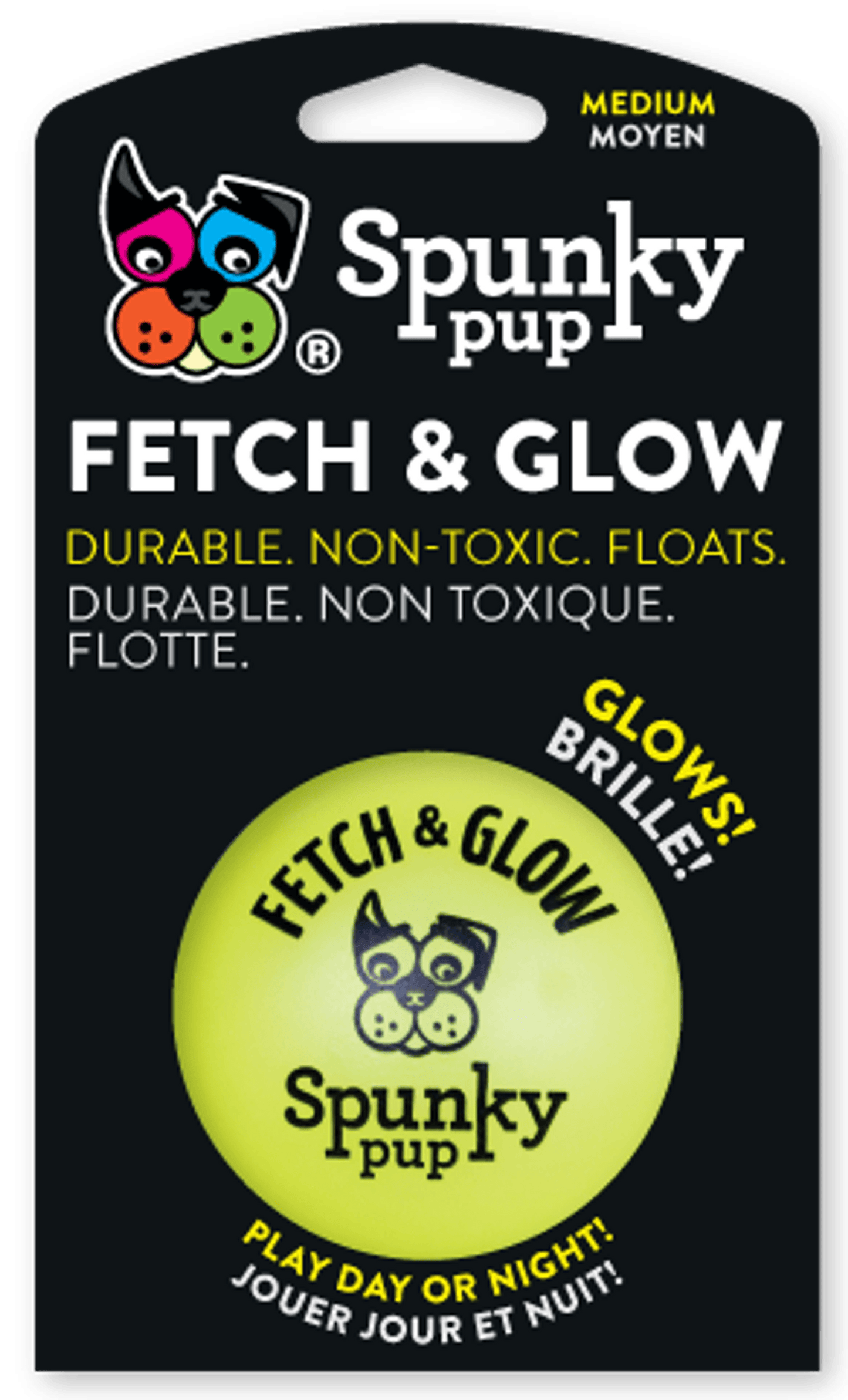 Fetch & Glow - Glow-in-the-Dark Ball for Large Dogs-2