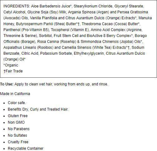 Andalou Naturals Moisture Rich Sweet Orange & Argan Conditioner (1x11.5 Oz)-1