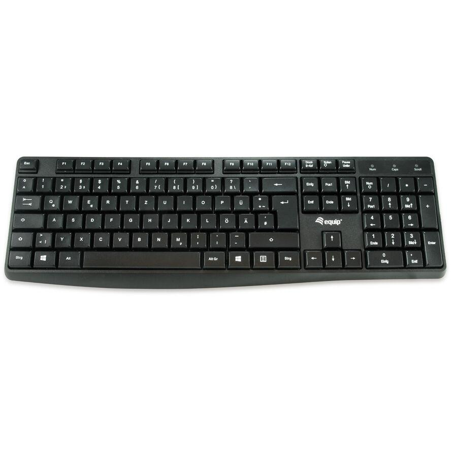 Equip 245211 tastaturi USB QWERTY Spaniolă Negru (245211)-0