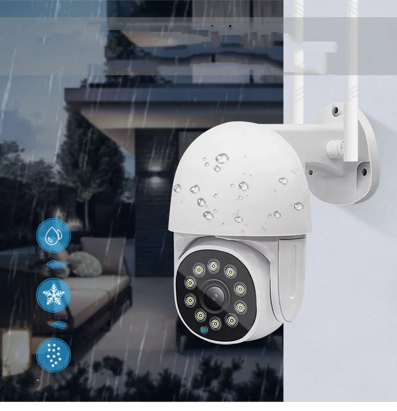 High-Definition Night Vision Webcam with Home Voice Monitoring
