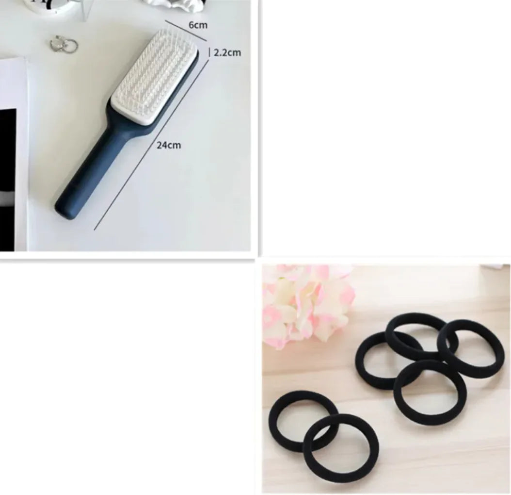 4-in-1 Self-Cleaning Scalp Massage Hairbrush